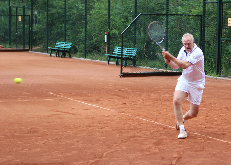 Kick jansen verdedigde zijn 50+ titel